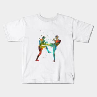 Man muay thai boxing Kids T-Shirt